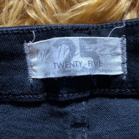 We the free A new day raw loose  hem mid rise skinny jeans Sz 25 - Picture 3 of 9